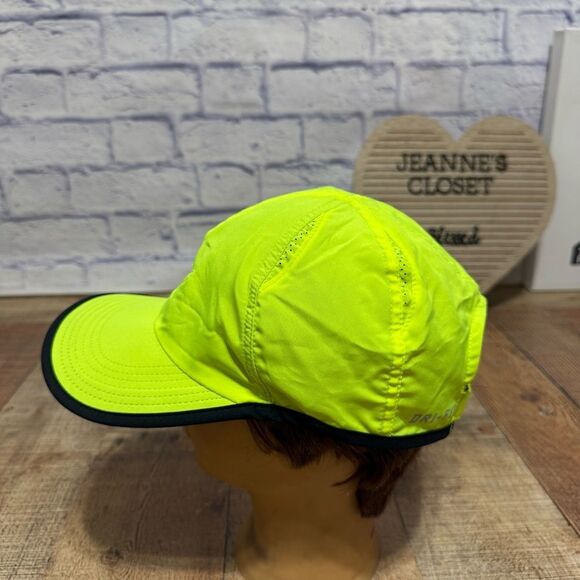 NIKE FeatherLight Cap Hat Dri Fit Running Tennis Volt Neon Lime Green Yellow main image 5